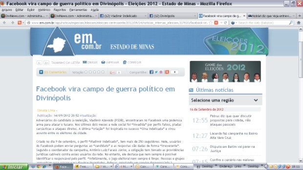 “Vladimir Indelicado” vira noticia nacional no Jornal Estado de Minas em-vladimir indelicado